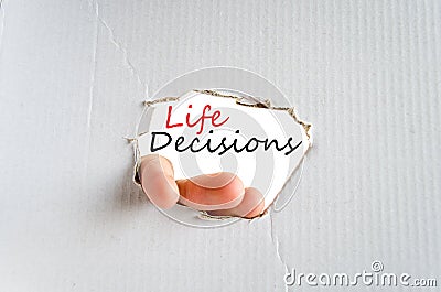Life Decisions Concept Stock Photo