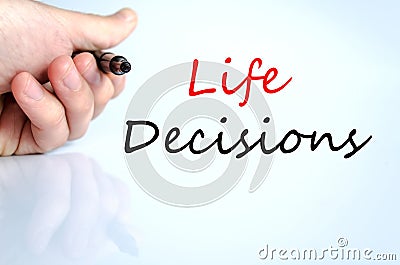 Life Decisions Concept Stock Photo