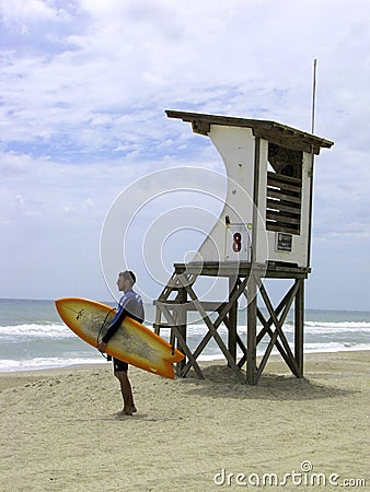 Life guard tower Editorial Stock Photo