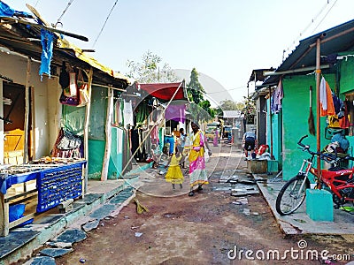 Daily life in India Editorial Stock Photo