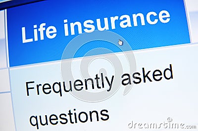 Life insurance Stock Photo