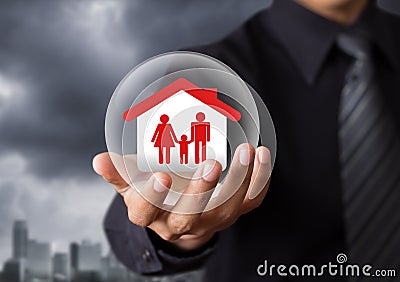 Life insurance concept Stock Photo