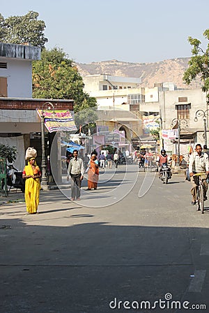 Daily Life in Jaipur Editorial Stock Photo