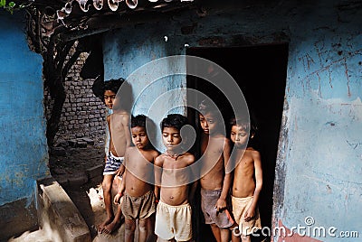 Life in the Jharia coalmines area at India Editorial Stock Photo