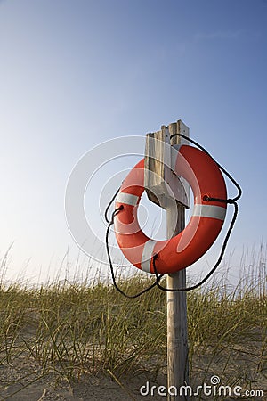 Life preserver Stock Photo