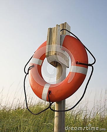 Life preserver Stock Photo