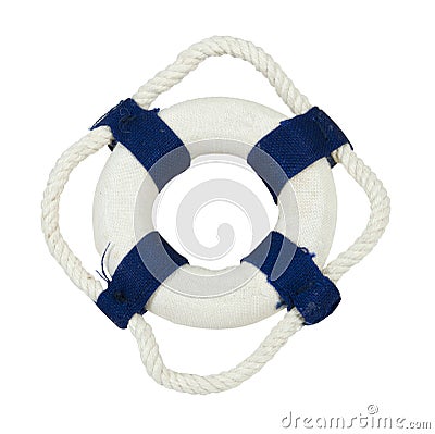 Life Preserver With No Text Stock Photo