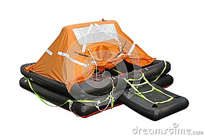 Life raft Stock Photo