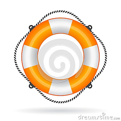 Life ring icon Vector Illustration