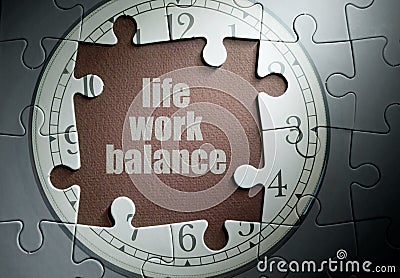 Life work balance Stock Photo