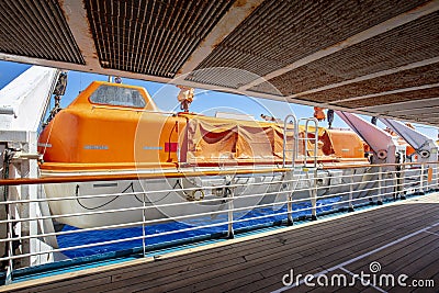 Lifeboats Stock Photo