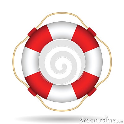 Lifebuoy Vector Illustration