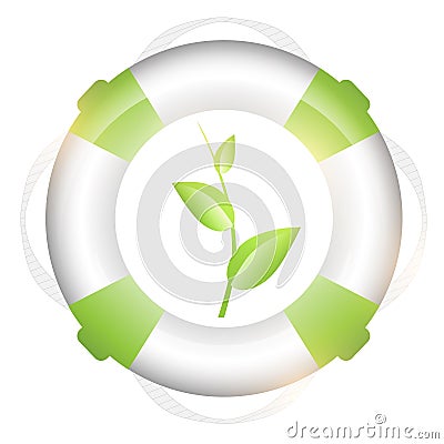 Lifebuoy Vector Illustration