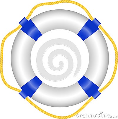 Lifebuoy Vector Illustration