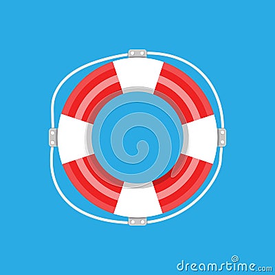 Lifebuoy isolated. Vector illustration Vector Illustration