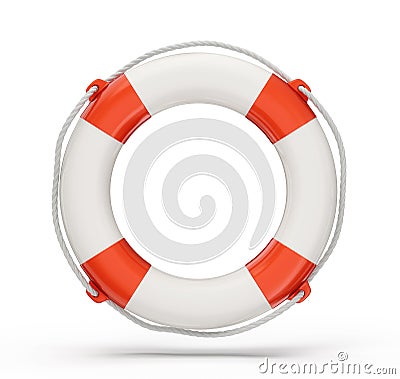 Lifebuoy Cartoon Illustration