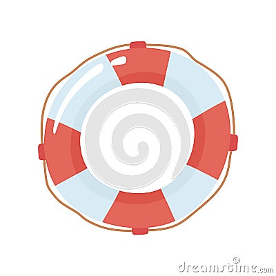 lifebuoy nautical martime Vector Illustration