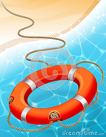 Lifebuoy Vector Illustration