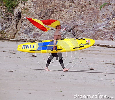 Lifeguard on the beach Editorial Stock Photo