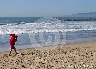 Lifeguard at Venice Beach California Stock Photo