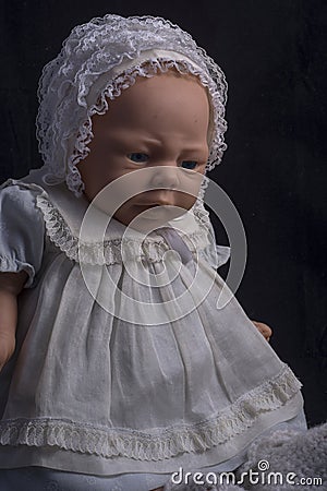 Lifelike baby doll Stock Photo