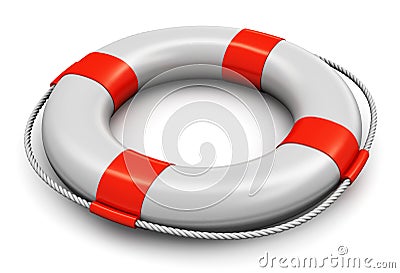 Lifesaver belt Stock Photo