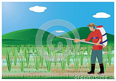 Lifestyle of agriculturist Stock Photo