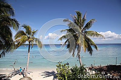 Seaside view of Lifou Island in New Caledonia Editorial Stock Photo