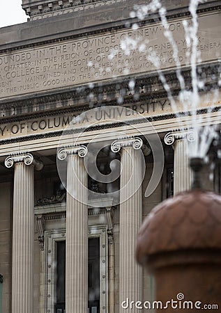 Lifrary of Columbia University in NYC Stock Photo