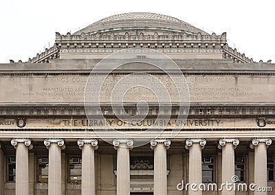 The Lifrary of Columbia University in NYC Stock Photo