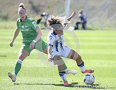 Liga F Real Sociedad femenina Real Betis Feminas San Sebastian 01102023 Editorial Stock Photo