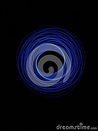 Light abstract forms symmetrical round different colors Stock Photo