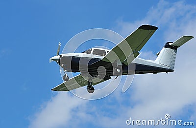 Light aircraft Stock Photo