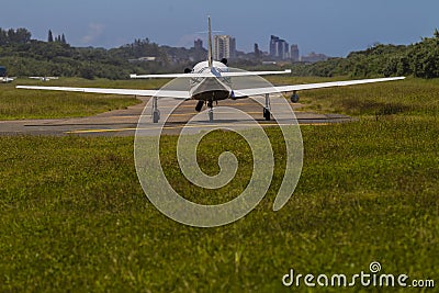 Light Aircraft Plane Take-Off Editorial Stock Photo