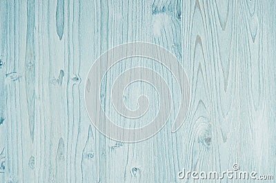 Light aqua blue vintage wood texture. Top view, wooden board. Stock Photo