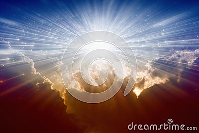 Light from avobe Stock Photo