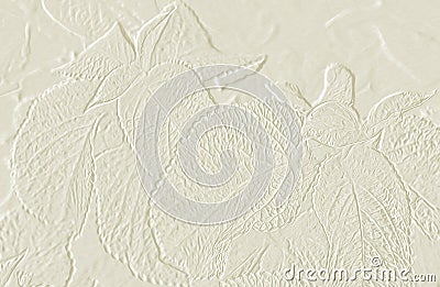 Light background from the leaves of Houseplant Coleus, illustration with generated relief texture. Stock Photo