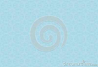 Light blue background with blue pattern. Vector Illustration