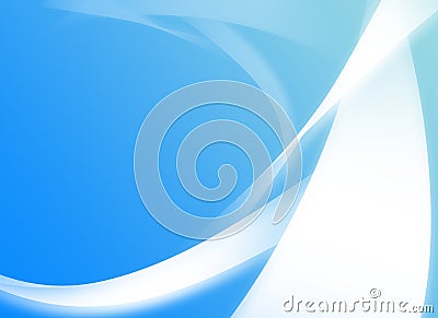 Light blue background with white abstractions Stock Photo