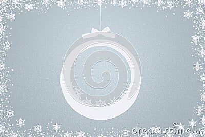 Light blue christmas background Stock Photo