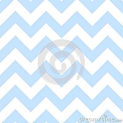 Light blue color seamless pattern. Repeated chevron pattern. Boys prints design. Repeating monochrome shevron. Geometric backgroun Vector Illustration