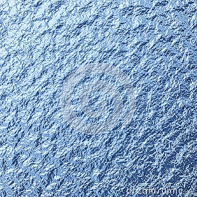 Light Blue Digital Crinkly Metallic Foil, Crushed Foil, Digital Paper Stock Photo