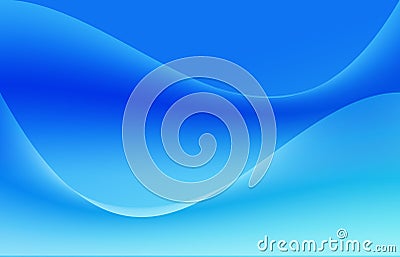 Light blue gradient or shadow abstract science background with curved pattern graphic.Wave flow shape design create decoration Stock Photo