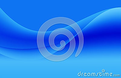 Light blue gradient or shadow abstract science background with curved pattern graphic.Wave flow shape design create decoration Stock Photo