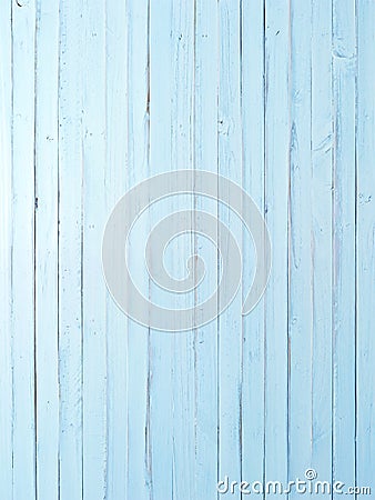 Light Blue Painted Wood Background Stock Photo