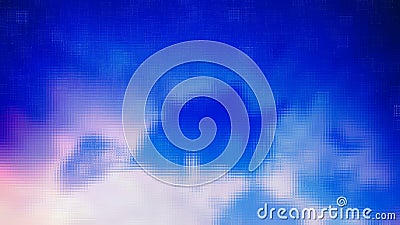 Light Blue Space Warp Abstract Art Background Stock Photo