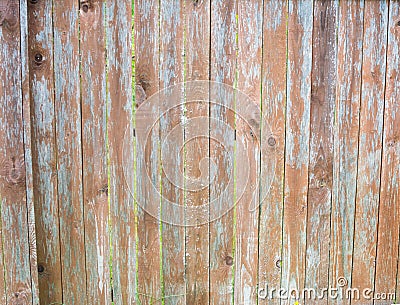 Light blue wall with rusty stains Stock Photo
