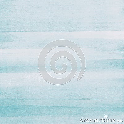 Light blue watercolor texture background, hand painted. Stock Photo