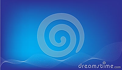 Light blue wave abstract background. Stock Photo