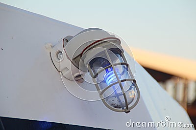 Light on a Boat Stock Photo